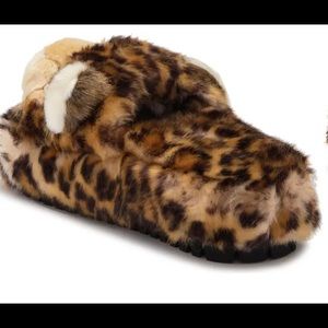 Dolce & Gabbana Faux Fur Cheetah Slippers